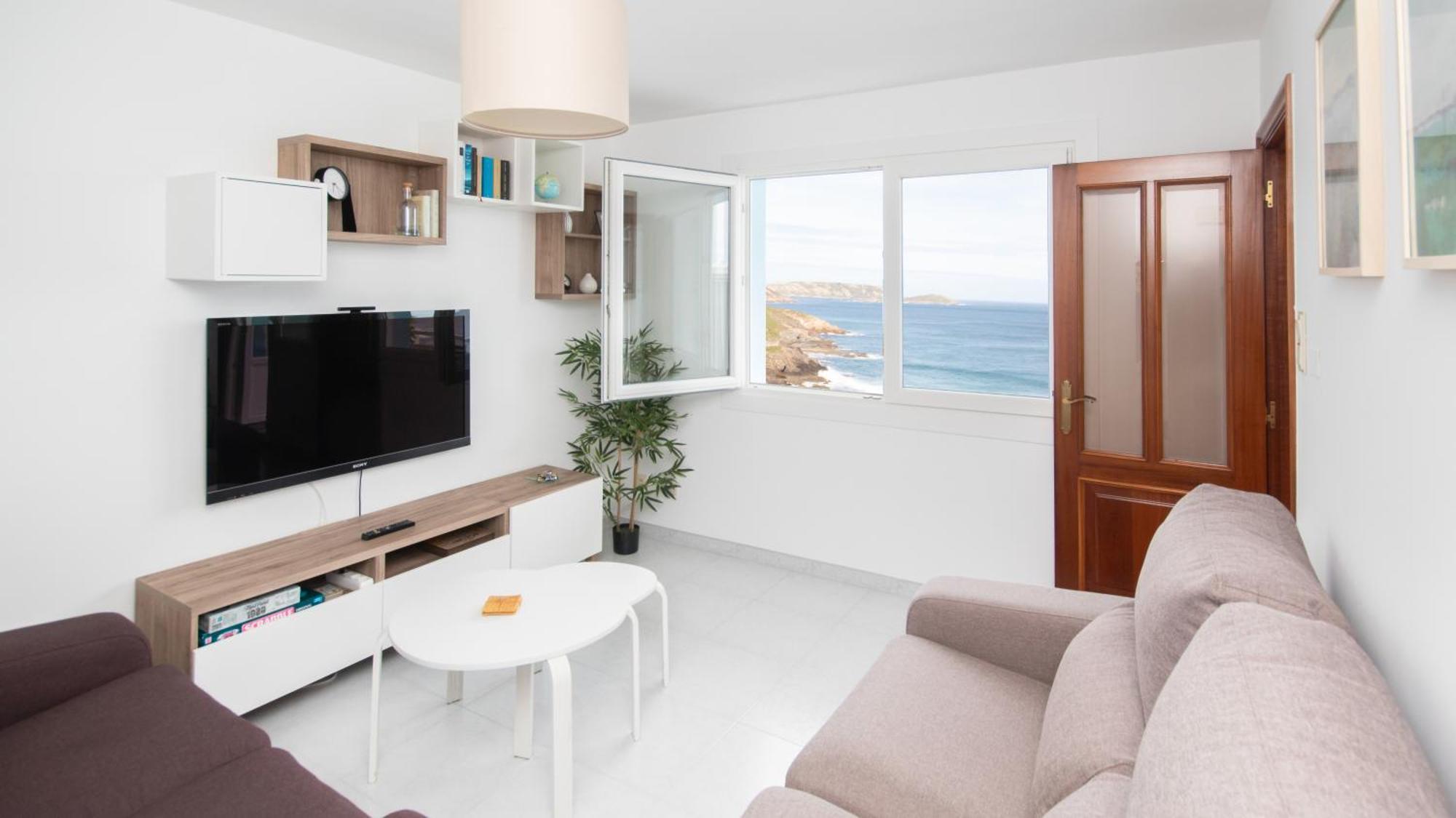 Ag Apartamento Nordes Malpica Primera Linea Playa Eksteriør billede