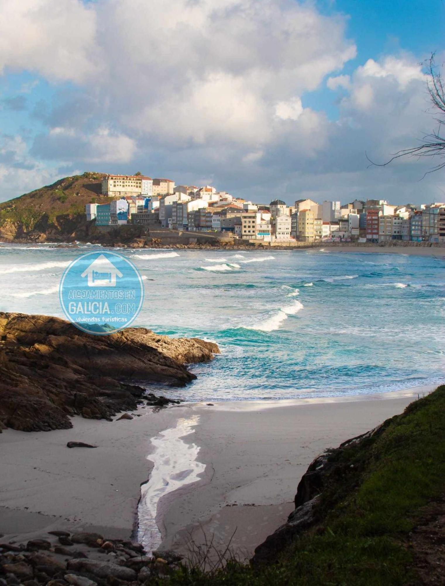 Ag Apartamento Nordes Malpica Primera Linea Playa Eksteriør billede