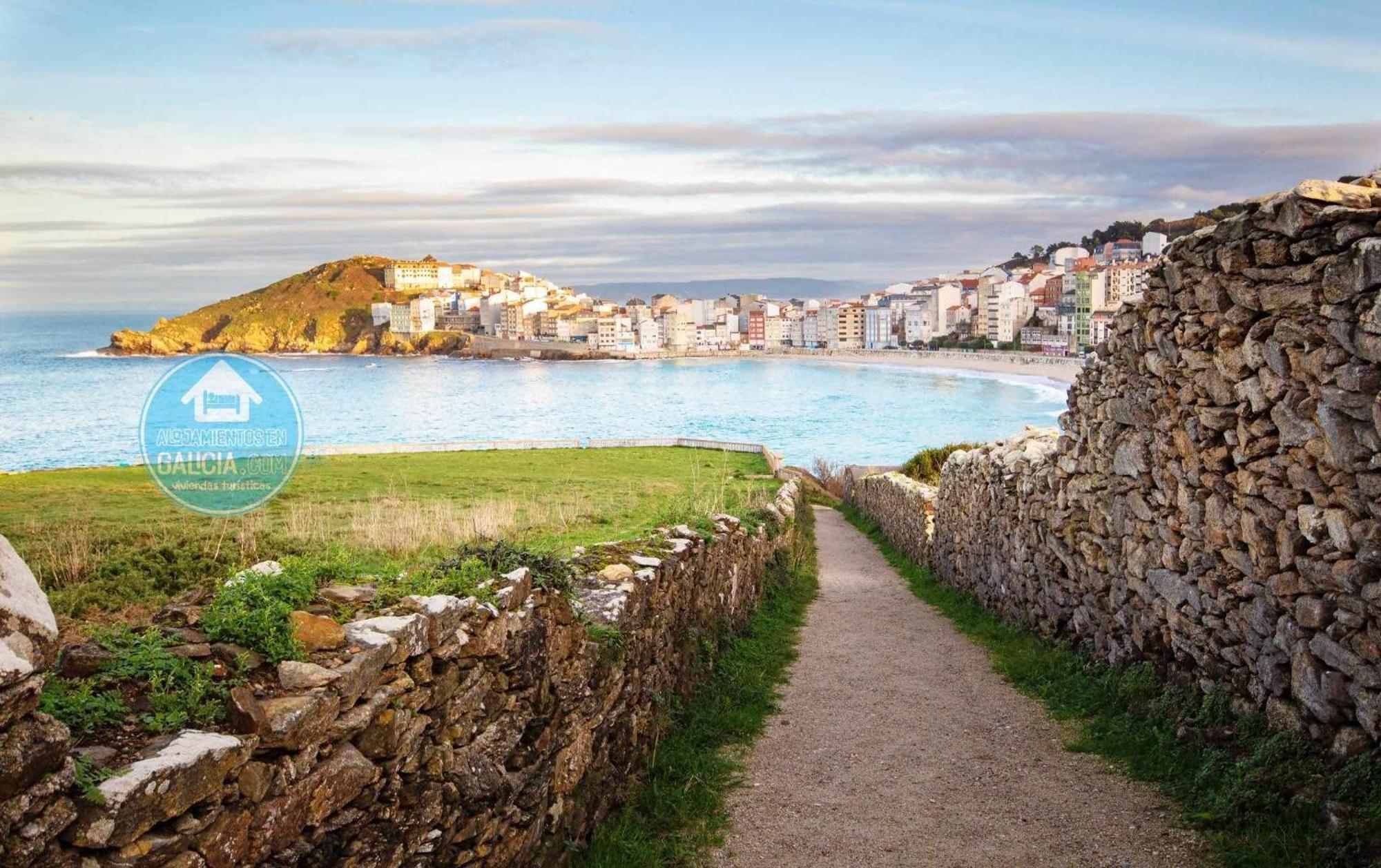 Ag Apartamento Nordes Malpica Primera Linea Playa Eksteriør billede