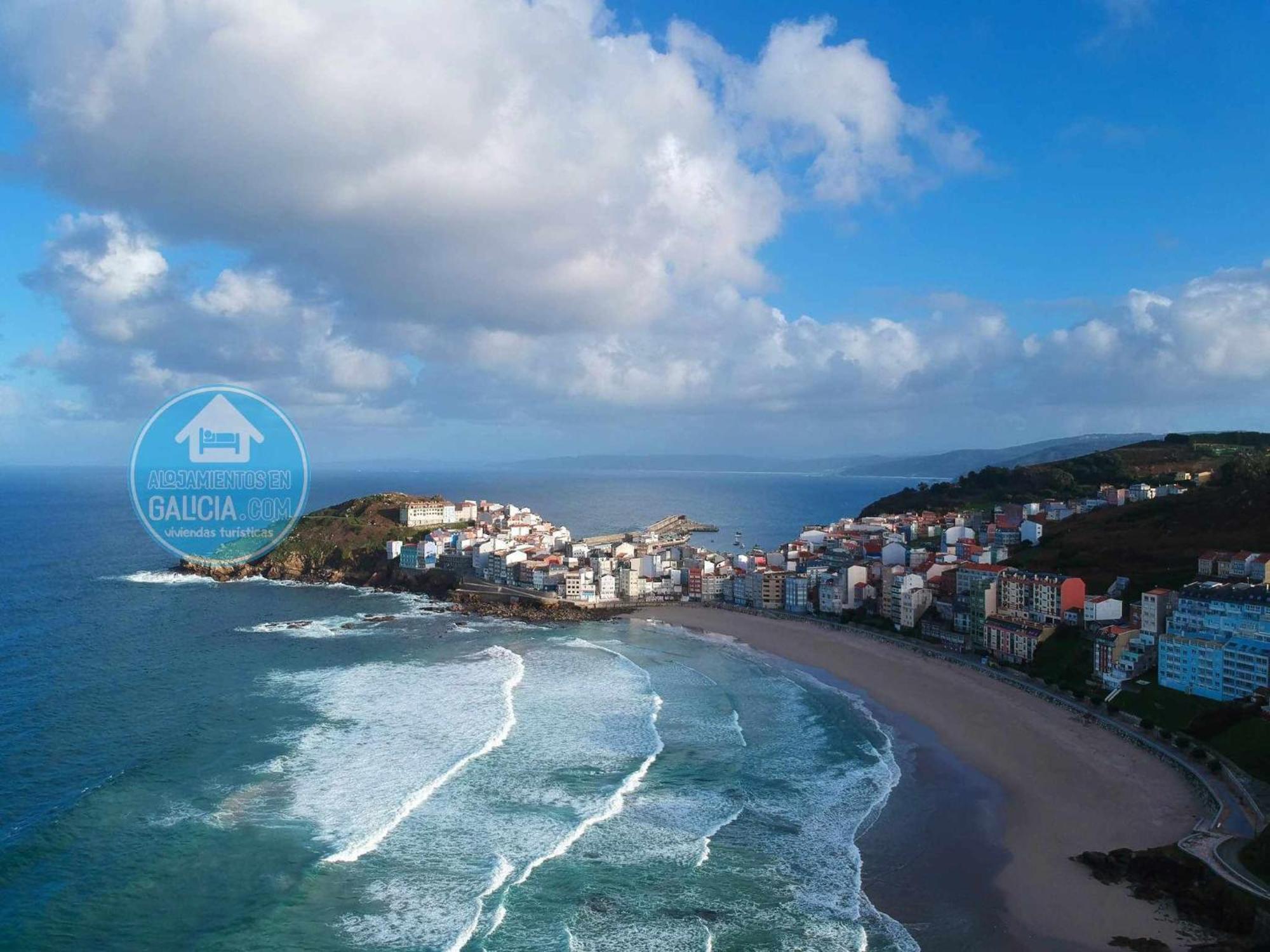 Ag Apartamento Nordes Malpica Primera Linea Playa Eksteriør billede